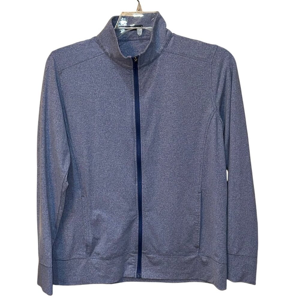 Turtleson Siro Long Sleeve Golf Full Zip Performance Mock‎ Neck Jacket Large